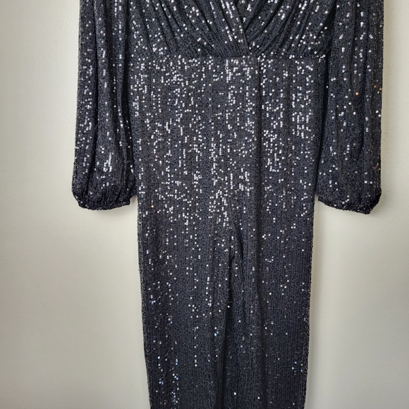 Baltic Born Black Sequin Jumpsuit - Picture 6 of 14